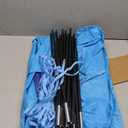 Beach Canopy Tent Shade with Sidewalls 10x10FT, 6.6FT Tall, UPF50+ Sun Shelter, Windproof & Water Resistant, Includes Guylines Sand Shovel Stability Poles, Easy Up for Beach Outdoor Camping Backyard (Royal Blue)