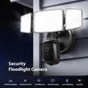 Onforu Hardwired Floodlight Camera Outdoor, 5500LM 2K HD Security Camera with Lights, Color Night Vision, Custom Motion Zones, 2-Way Audio, Built-in Siren, 24/7 Record, 2.4GHz WiFi, Works with Alexa