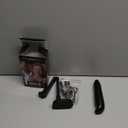 Electric Milk Frother Handheld: Rechargeable 3 in 1 - LED Digital Display with 3 Speeds Portable Stainless Steel Drink Foam Mixer - Charcoal Black