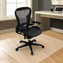 Vicwe Chair mat for Hardwood Floor, 36 x 48 inches Fully Transparent Floor Mats for Rolling Chairs, Floor Protector, Easy Clean, Rectangle
