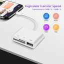 RayCue USB C to Micro SD TF Memory Card Reader, 3-in-1 USB C Camera Card Reader Adapter for iPhone 15 16 17 Pro Max,iPad Pro, MacBook Pro/Air, Chromebook XPS, Galaxy S10/S9 and More USB C Devices