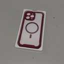 Miracase for iPhone 16 Pro Max Case 6.9'', [Bubble Free] Full-Body Bumper Phone case with Built-in Full Glass Screen &Lens Protector,Compatible with MagSafe,Drop Proof 16 Pro Max Cover,Plum