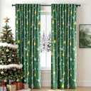 MUSSEL Luxury Velvet Floral Curtains 84 inches for Living Room,Dark Green Vintage Victorian Botanical Blackout Curtain Drapes,2 Panels Mid Century Art Deco Bird Flower Window Curtains for Bedroom