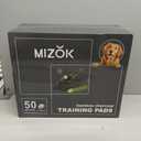 MIZOK Pee Pads for Dogs Charcoal, 28"x30" Large Wee Wee Pads for Dogs, Superior Odor Protection, Super Absorbent & Leak-Proof, Puppy Pads with Adhesive Tabs, Thick & Heavy (50 Counts)