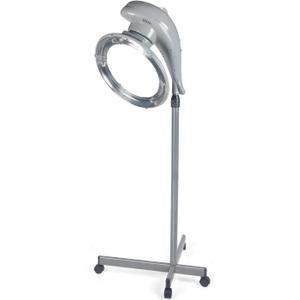 Stand Hair Dryer, Orbiting Rotating Hair Processor, Hair Dryer Accelerator, Perm Styling (Grey)