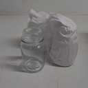 Glass Jar With glass Lid 3 Pcs 5"