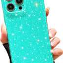 FABSPARK Case for iPhone 14 Pro Max,Glitter Bling Shiny Case,Mint Green
Cute Vibrant Neon Sparkly Glossy Girly Case,Shockproof Slim Camera Protection for iPhone 14 Pro Max 6.7 Inch,Mint Green