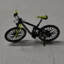 Ailejia Mountain Bike Toy Mini Cake Topper Dirt MTB Bicycle Ornament Vehicles Model Cake Toppers Road Model Downhill Bikes BMX Decoration Crafts for Home (Black Green)