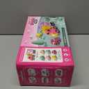 Sciencow Toddler Girls Cars for 1 2 3 4 5 Year Old,7-in-1 Pink Princess Foldable Transport Carrier Trucks with Lights and Music,Birthday Presents for 1-3 3-5 Yrs Old Babys