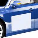 SmartSign 2-Pack Blank Car Magnet Signs - 18"x24", 40 mil Thick Blank Truck/Vehicle Door Magnetic Sheet, White PVC Finish, Rounded Corners, 18" x 24" - Pack of 2