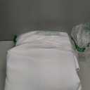 Nasitos 4 Pack White Fitted Table Covers for 8 Foot Tables-Open Back Tablecloth Washable Fabric Table Cloth for Parties, Wedding, Banquet, Jewelry Shows, Craft Fair, Trade Show