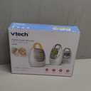 VTech DM221-2 Digital Audio Baby Monitor with 2 Parent Units, DECT 6.0, 1000ft Long Range, Talk Back Intercom, Vibrating Alert, Night Light, Rechargeable - White