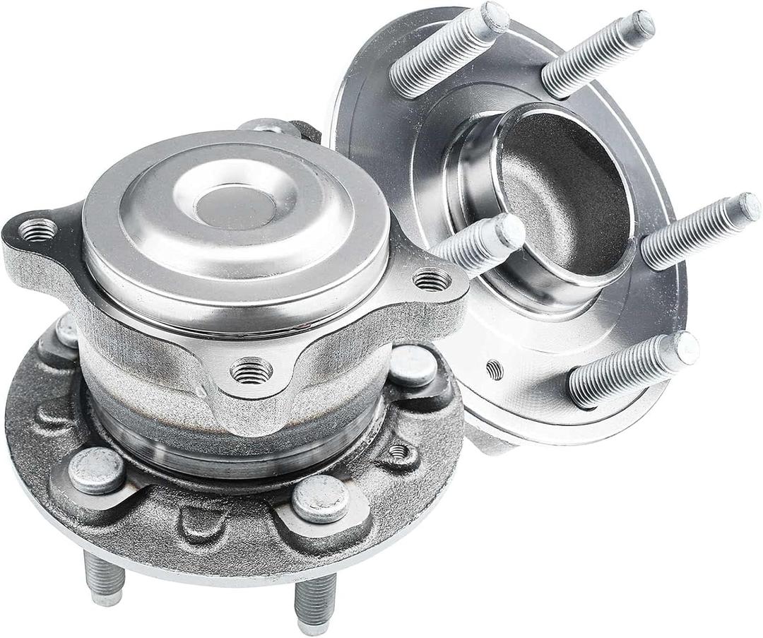 A-Premium 2 x Rear Wheel Bearing and Hub Assembly with 5-Lug Compatible with Chevrolet Cruze 2016-2019, Volt 2016-2019