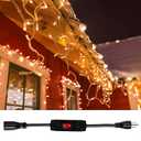 Extension Cord with Switch On/Off Waterproof Switch 3Ft No Plugging and Unplugging Invintage Stereo Devices Without Built-in Power Switch(3 FT)
