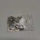 Hicarer 20 Pieces Sublimation Blank Pins Button Pin Badge DIY Button Badge Sublimation Silver Blank Base Pins for DIY Craft Making School Supplies