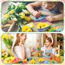Tenceur 36 Sets Easter Eggs Craft for Kids Easter Eggs 3D Craft Easter Story Coloring Set with Sunday Activity Crafts for Kids Bible Sunday Bible Stories Gifts