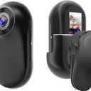 B-Qtech Mini Body Camera Wearable Action Cam Thumb-Size Portable Video Recording Body Worn Camcorder for Security, Work, Guard, Travel, Cycling