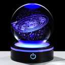 Merkury Floating Solar System Crystal Orb Light