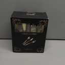 N9R 160pcs Gold Plastic Silverware - Gold Plastic Utensils Set - Tableware Flatware Kit 80 Forks, 40 Spoons, 40 Knives Disposable Cutlery Set for Party, Wedding, Birthday