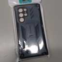 FNTCASE for Samsung Galaxy S22 Ultra Case: Built-in Screen Protector & Kickstand Full-Body Dual Layer Rugged Military Grade Shockproof Protection Heavy Duty Protective Phone Cover 5G-Blue