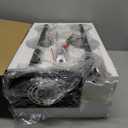 5-Light Bathroom Light Fixtures, Vanity Light with Milky White Shades, Matte Black Bathroom Light Fixtures Over Mirror, Modern Bathroom Wall Lamp for Mirror Living Room Cabinet Bedroom