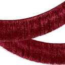xo, Fetti Burgundy Fringe Banner - 4 ft | Bachelorette Decorations, Cute Birthday Photo Booth, Party Backdrop, Wine Bday Supplies