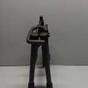 GLEAM Adjustable Folding Guitar Stand, A-style with Neck Holder, Fully Assembled for School Music Program, Concerts & Multiple Users, Black, Fit Guitar Bass Ukulele and Banjo