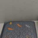 Sunheir Washable Pee Pads for Dogs , Thick Heavy Absorbency Reusable, Prevent Leakage, Waterproof , Non-Slip Pee Pads for Puppy Playpen, Crate, Whelping Box, Potty Training, Grey, 2 packs (Leaves - Deep Grey)