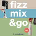 Sodastream Fizz & Go Cool - All Metal Bottle (Sand) Carbonating Bottle Capacity, 0.9L