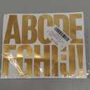 9 Sheets Gold Sticker Letters for Poster Board Large Letters Stickers 3 Inch Stick on Letter Self Adhesive Vinyl Waterproof Alphabet Stickers for Bulletin Board Letter Mailbox Home Decor