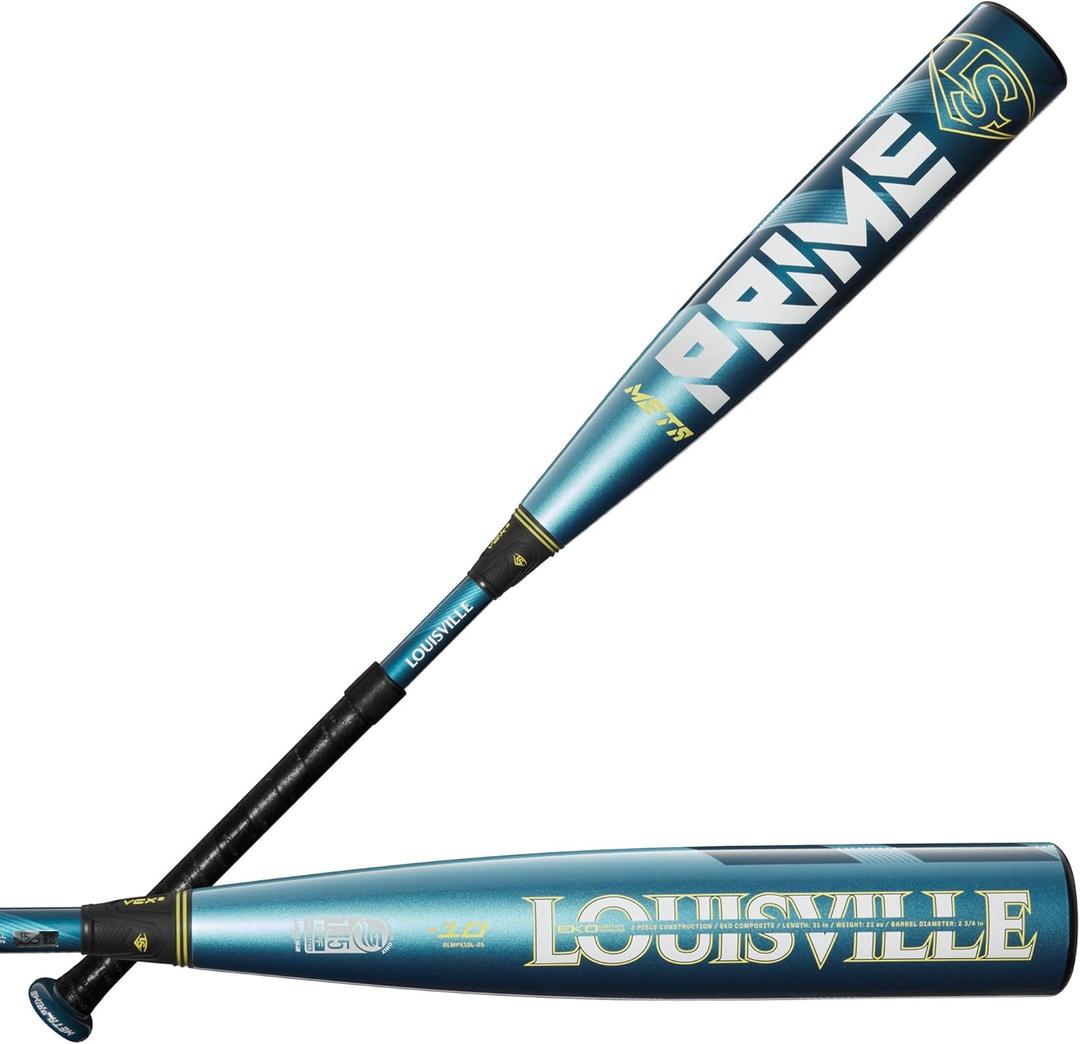 Louisville Slugger 2025 Meta Prime USSSA Baseball Bat (29"/19 oz, Blue/Yellow)