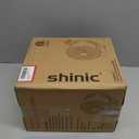 shinic Desk Fan and Heater Combo, Portable Cooling Air Circulator Fan, Tip-Over & Overheat Protection, Turbo Fan Space Heater Combo for Indoor Use Office, Bedroom, Living Room, ETL Listed