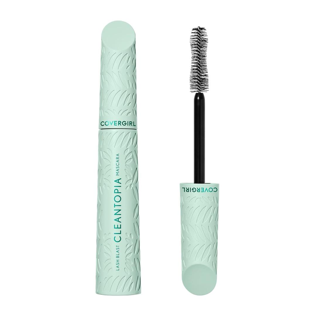 Covergirl Lash Blast Cleantopia Mascara, Volumizing, Smudge-Proof, Vegan Formula, Extreme Black 800, 1 Count