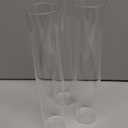 Tall Vases for Centerpieces, Clear Acrylic Cylinder Vase, 4" W x 16" H Round Vase, Decorative Centerpieces Flower Vases for Wedding, Home