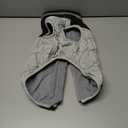 FUAMEY Dog Coat for Medium Dogs,Waterproof Dog Winter Jacket with Harness Built in Puppy Cold Weather Coats Reflective Pet Vest with Zipper Warm Fleece Dogs Snowsuit Windproof Black M (Medium(chest:21in))