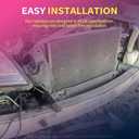 Air Conditioning A/C Condenser Compatible with Chevy Equinox 2.4L 2010-2015, Equinox 3.0L 2010-2012,Equinox 3.6L 2013-2015,GMC Terrain 2.4L 2010-2015,Terrain 3.6L 2013-2015 & More 20839794