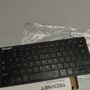 TECKNET 2.4G Wireless Keyboard - Mini Compact Keyboard with Media Hotkeys, 12-Month Battery Life, Compatible with PC, Desktop, Laptop, Smart TV - Black