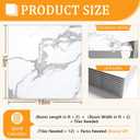 DEXDE Peel and Stick Floor Tile 18x18 Marble Vinyl Flooring Waterproof 10PC, 10 Pack