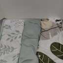 Yoofoss Bassinet Sheets for Baby,3-Pack Fitted Bassinet Sheets Set Compatible with Halo Bassinest Swivel Sleeper,Baby Delight,Angelbliss,Soft Breathable Bassinet Mattress Sheets(Green+Leaf)