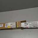 UNISHADES no Drill Cordless Roman Shades for Windows, 28" W 64" H - 100% Blackout - Linen - Mist White