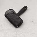 Swihauk Self Cleaning Slicker Brush - Skin Friendly for Dogs & Cats, Deshedding Grooming Tool for Shedding Hair, Puppy Brush for Haired Pets (Gray)