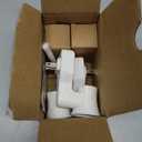 2 Packs Blank Plug-in Essential Oil Diffuser for DIY Characteristic Air Freshener from Undiluted Natural Oil, EO+Water, Fragrance Refill for Plugins (2 Polarized Plug+2 Glass+2 Wick) (White 2 Sets)