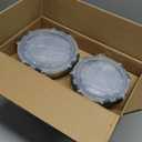 VERONES 12 Packs Glass Food Storage Containers Set, Airtight Glass Lunch Containers, Glass Meal Prep Containers with Lids,Exclusive of BPA, for Microwave, Oven, Freezer & Dishwasher Friendly,Grey