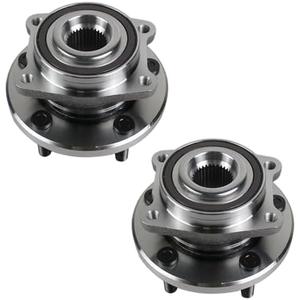 Nhsmgt Pair 513263 Front Wheel Bearing Hub Assembly - Compatible with 11-14 Chrysler 200, 07-10 Sebring, 07-10 Cirrus, 08-14 Dodge Avenger 5 Lugs (ABS Encoder)