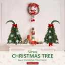 Tabletop Norfolk Pine Christmas Tree, 3FT Green Mini Artificial Christmas Tree with Norfolk Branch, Small Xmas Tree for Christmas Holiday Indoor Decoration