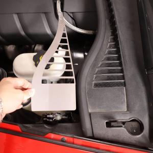 Engine Bay Side Panel Cover for Chevrolet Corvette C6 2005-2013 Hood Engine Trim,Battery Baffle, Fuse Box,Guide Channel Cover,Engine Interior Accessories (Engine Compartment Guide Channel Cover)
