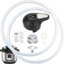 11 PCS Instant Pot Accessories for Lux 5, 6 QT, Instant Pot Replacement Parts Include Sealing Ring, Steam Release Valve, Anti-Block Shield, Valve Sealing Ring, Float Valve and Gasket