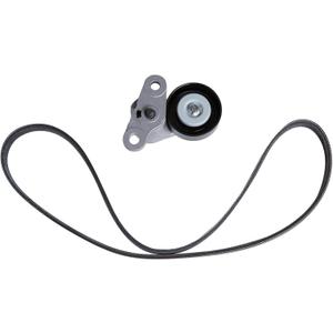 AC Belt Tensioner Serpentine Belt Tensioner Kit for Chevrolet Silverado 1500 1999-2008 GMC Sierra 1500 1999-2008 Cadillac Escalade 2002-2008 Hummer H2 2003-2008 Replaces 90K-38159 ACK040378HD