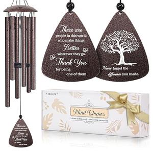 Thank You Gifts for Women Men, 32" Wind Chimes Thank You Gift, Appreciation Gifts for Employee Coworkers Pastor Teachers Colleague, Thanksgiving Day Hostess Gift for Family Friends, Home Decor