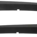 KarParts360 For Toyota Camry 2018 19 20 21 2022 Bumper Trim Driver and Passenger Side | Pair | Front | Upper | ABS Plastic Matte Black | Below Headlight | TO1046104, TO1047104 | 5271333030, 5271233030